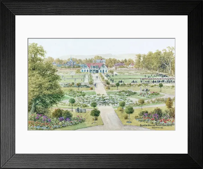 Framed Print : Beach House Park Gardens, Worthing, Sussex Framed Print : Beach House Park Gardens, Worthing, Sussex