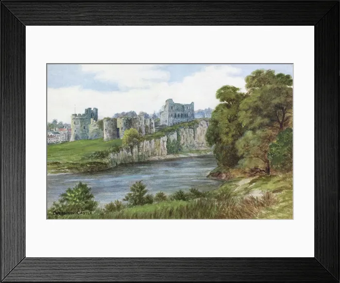 Framed Print : Chepstow Castle, Wye Valley, Monmouthshire, South Wales Framed Print : Chepstow Castle, Wye Valley, Monmouthshire, South Wales