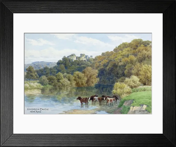 Framed Print : Goodrich Castle, near Ross, Wye Valley, Herefordshire Framed Print : Goodrich Castle, near Ross, Wye Valley, Herefordshire