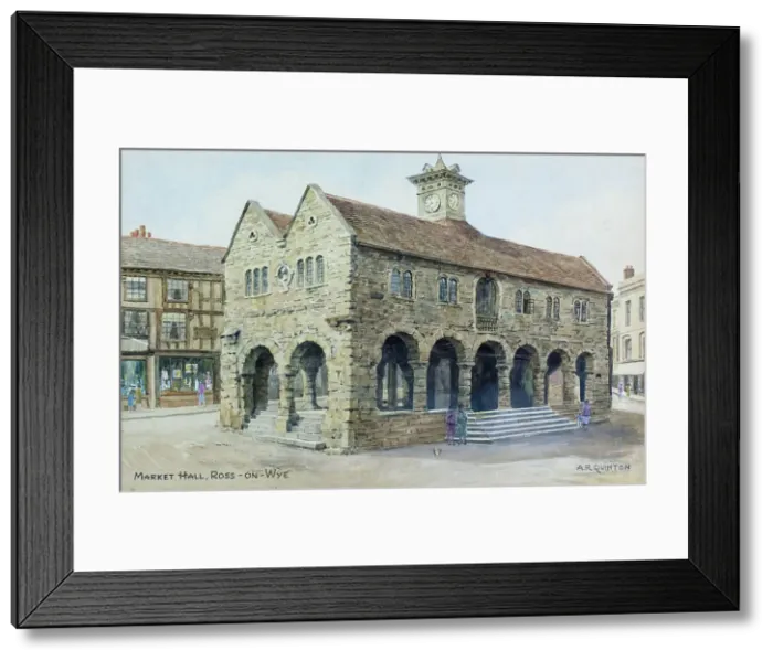Framed Print : Market Hall, Ross-on-Wye, Wye Valley, Herefordshire Framed Print : Market Hall, Ross-on-Wye, Wye Valley, Herefordshire
