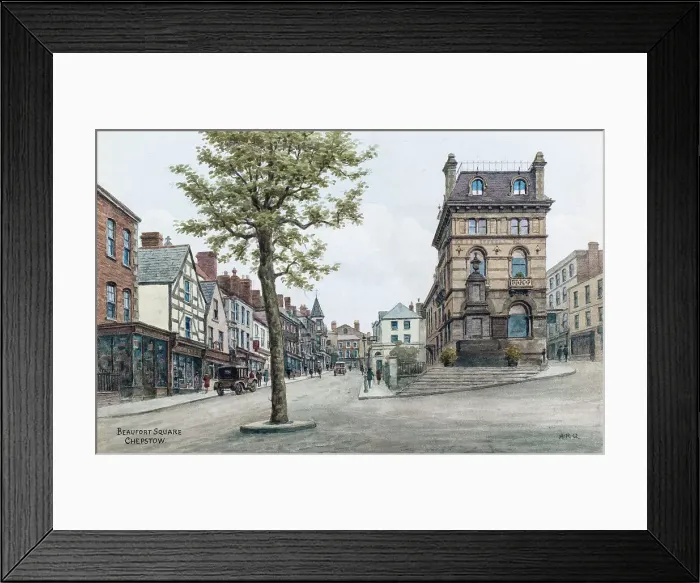 Framed Print : Beaufort Square, Chepstow, Monmouthshire, South Wales Framed Print : Beaufort Square, Chepstow, Monmouthshire, South Wales