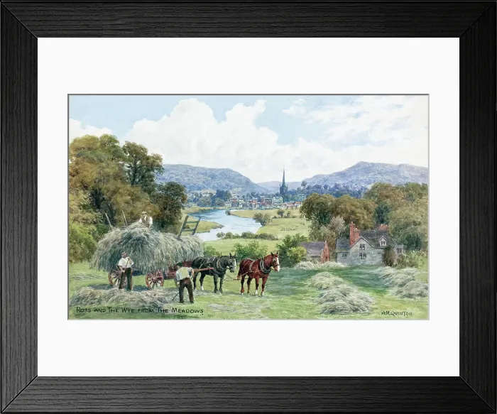 Framed Print : Ross-on-Wye, Wye Valley, Herefordshire Framed Print : Ross-on-Wye, Wye Valley, Herefordshire