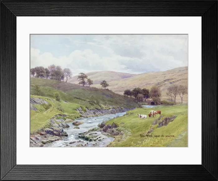 Framed Print : River Wye near its source, Plynlimon, Mid Wales Framed Print : River Wye near its source, Plynlimon, Mid Wales