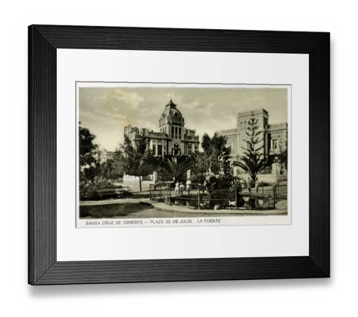 Framed Print : Canary Islands - Santa Cruz de Tenerife - Plaza 25 de Julio Framed Print : Canary Islands - Santa Cruz de Tenerife - Plaza 25 de Julio