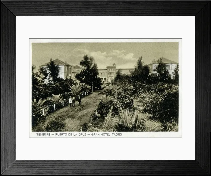 Framed Print : Canary Islands - Puerto de la Cruz - Gran Hotel Taoro Framed Print : Canary Islands - Puerto de la Cruz - Gran Hotel Taoro