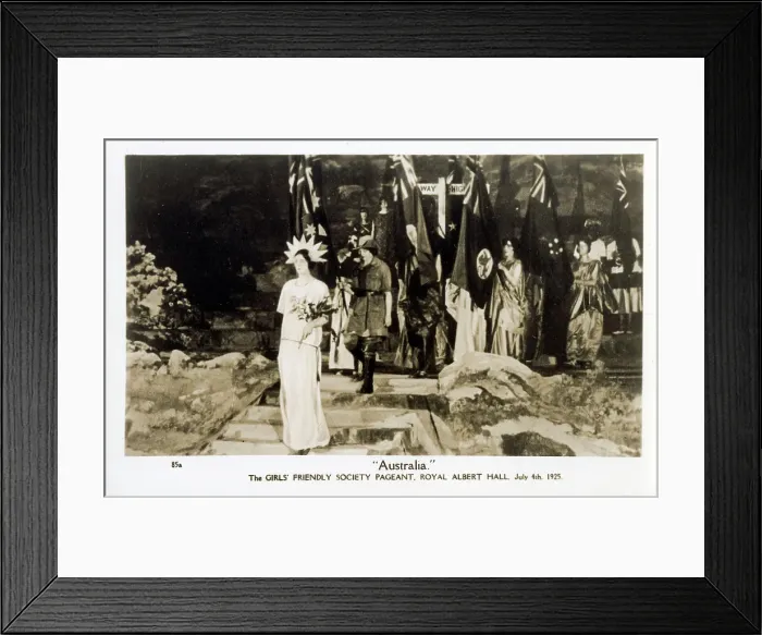 Framed Print : The Girls Friendly Society Pageant at the Royal Albert Hall Framed Print : The Girls Friendly Society Pageant at the Royal Albert Hall