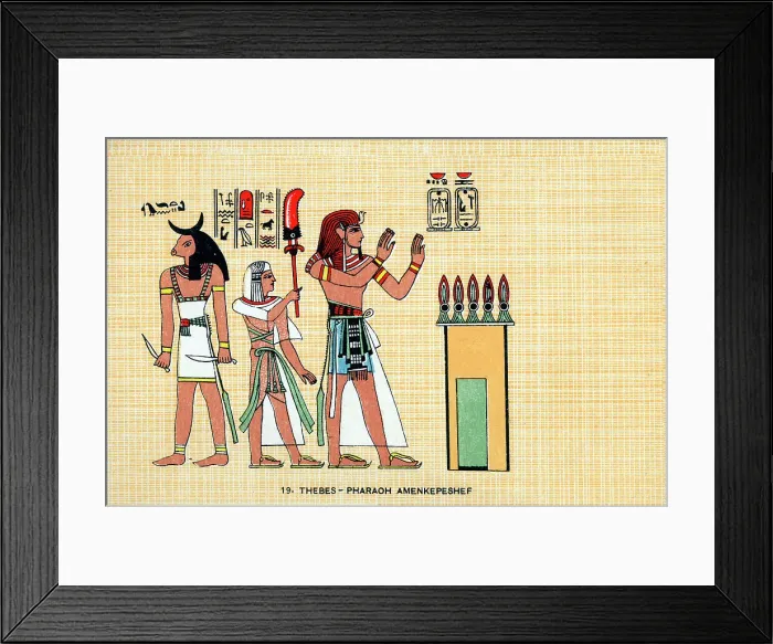 Framed Print : Ancient Egypt - Amun-her-khepeshef Framed Print : Ancient Egypt - Amun-her-khepeshef