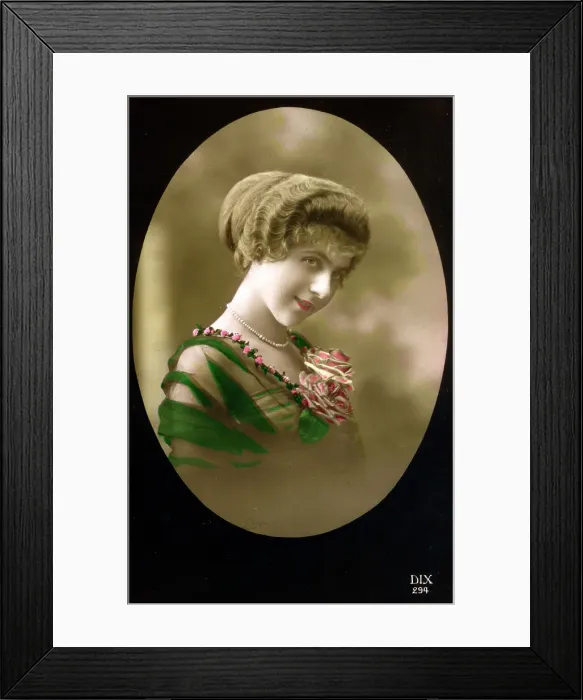 Framed Print : Glamorous young French woman Framed Print : Glamorous young French woman