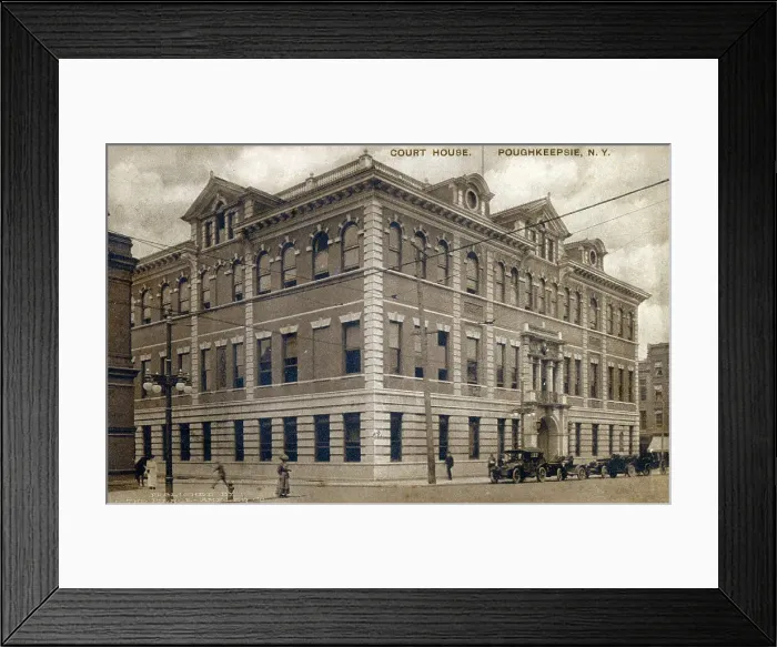 Framed Print : Courthouse at Poughkeepsie, New York State, USA Framed Print : Courthouse at Poughkeepsie, New York State, USA