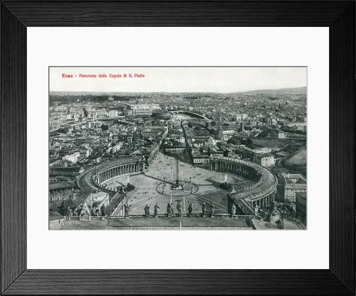 Framed Print : View from cupola of St. Peter's Basilica, Vatican City Framed Print : View from cupola of St. Peter's Basilica, Vatican City