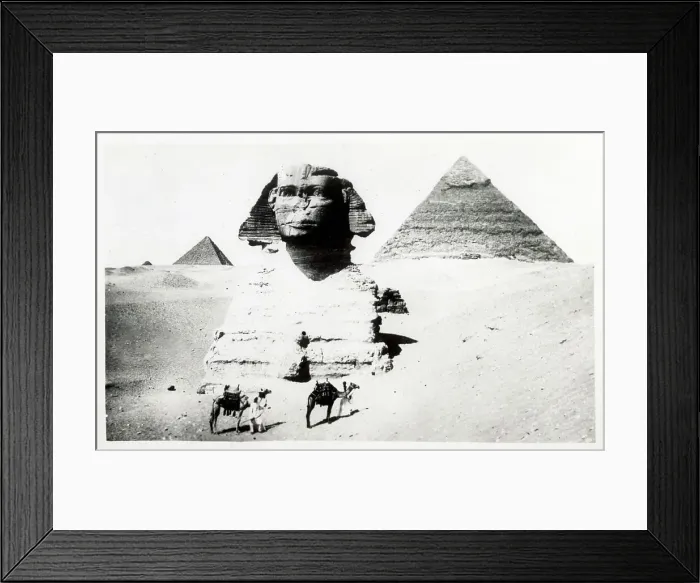 Framed Print : The Sphinx and Pyramids of Giza, Cairo, Egypt Framed Print : The Sphinx and Pyramids of Giza, Cairo, Egypt