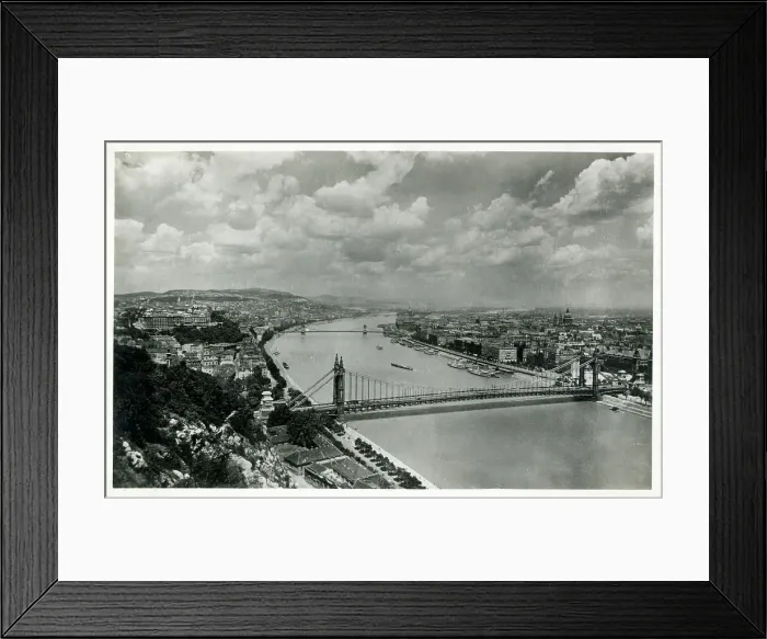 Framed Print : Panorama of Budapest, Hungary Framed Print : Panorama of Budapest, Hungary