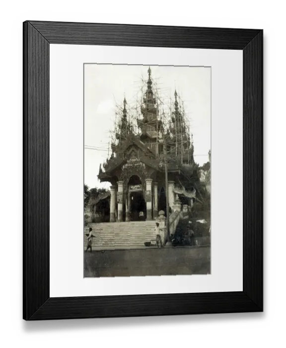 Framed Print : Shwedagon Pagoda Southern entrance, Southern entrance Framed Print : Shwedagon Pagoda Southern entrance, Southern entrance