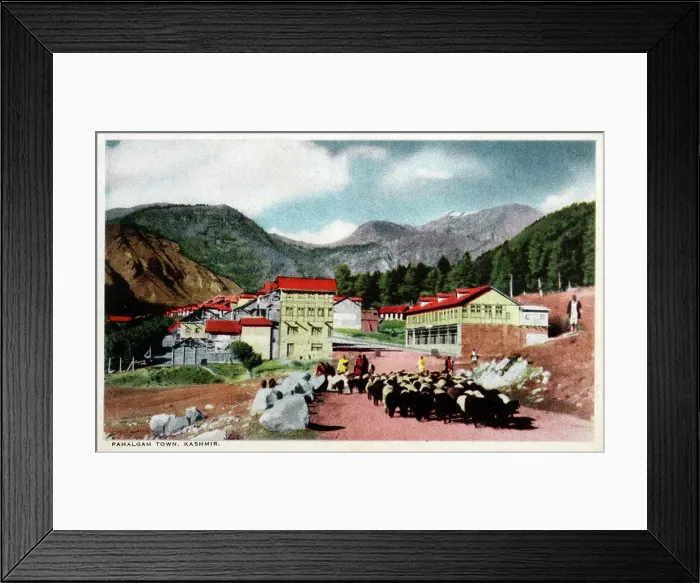 Framed Print : Pahalgam hill station, Jammu and Kashmir, India Framed Print : Pahalgam hill station, Jammu and Kashmir, India