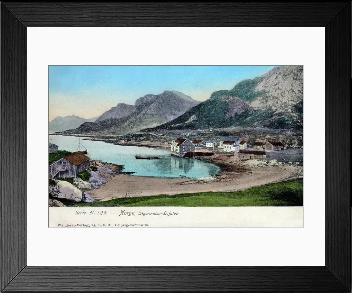 Framed Print : Norway - Digermulen, Vagan Municipality Framed Print : Norway - Digermulen, Vagan Municipality
