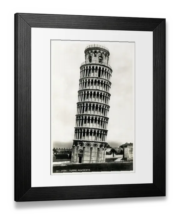Framed Print : The leaning Tower of Pisa, Italy Framed Print : The leaning Tower of Pisa, Italy