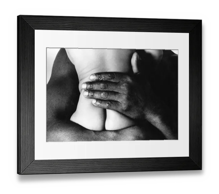 Framed Print : Father & Daughter for Mothercare Cover 1987 Framed Print : Father & Daughter for Mothercare Cover 1987