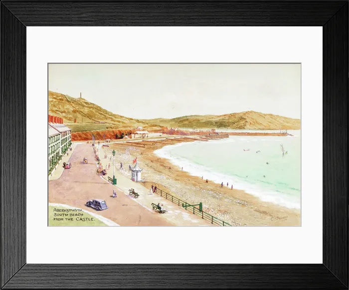 Framed Print : South Beach, Aberystwyth, West Wales Framed Print : South Beach, Aberystwyth, West Wales