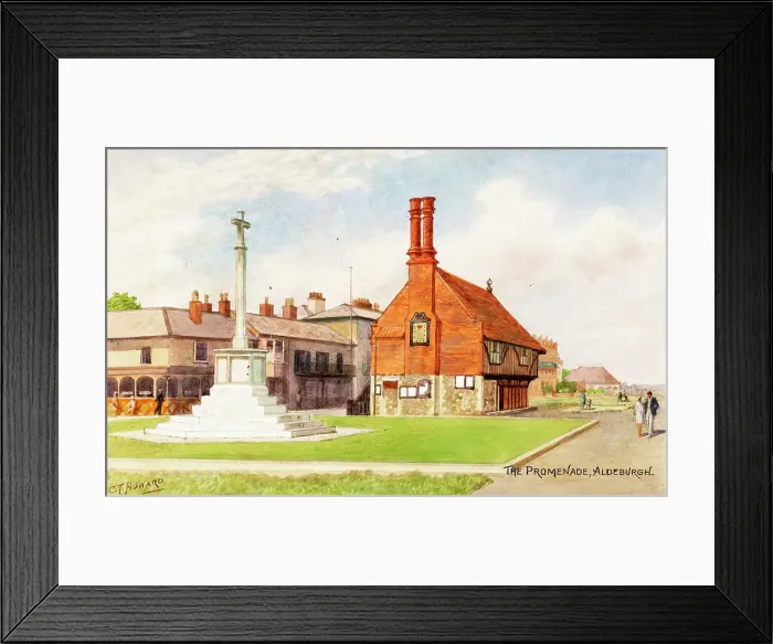 Framed Print : Promenade, Aldeburgh, Suffolk Framed Print : Promenade, Aldeburgh, Suffolk