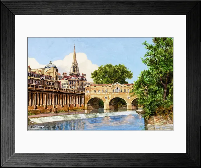 Framed Print : Pulteney Bridge, Bath, Somerset Framed Print : Pulteney Bridge, Bath, Somerset