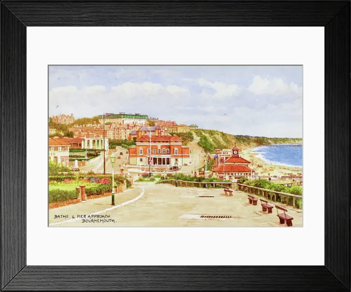 Framed Print : Baths and Pier Approach, Bournemouth, Dorset Framed Print : Baths and Pier Approach, Bournemouth, Dorset