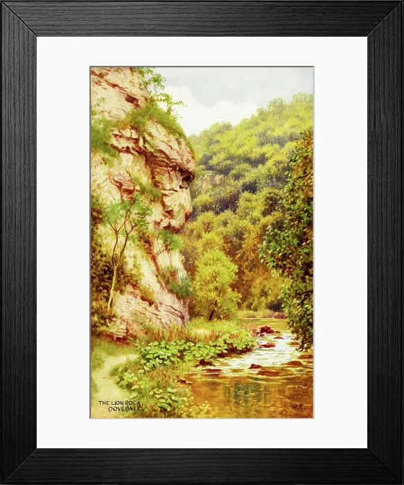 Framed Print : Lion Rock, Dovedale, Derbyshire Framed Print : Lion Rock, Dovedale, Derbyshire