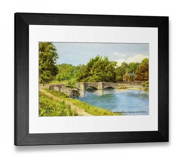 Framed Print : Sheepwash Bridge, Ashford in the Water, Derbyshire Framed Print : Sheepwash Bridge, Ashford in the Water, Derbyshire