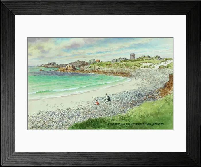Framed Print : L'Ancress Bay, Guernsey, Channel Islands Framed Print : L'Ancress Bay, Guernsey, Channel Islands