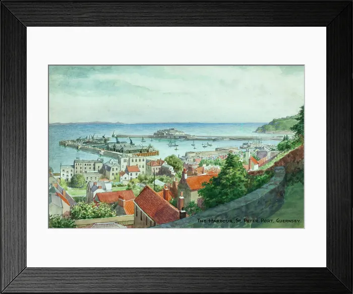 Framed Print : Harbour, St Peter Port, Guernsey, Channel Islands Framed Print : Harbour, St Peter Port, Guernsey, Channel Islands