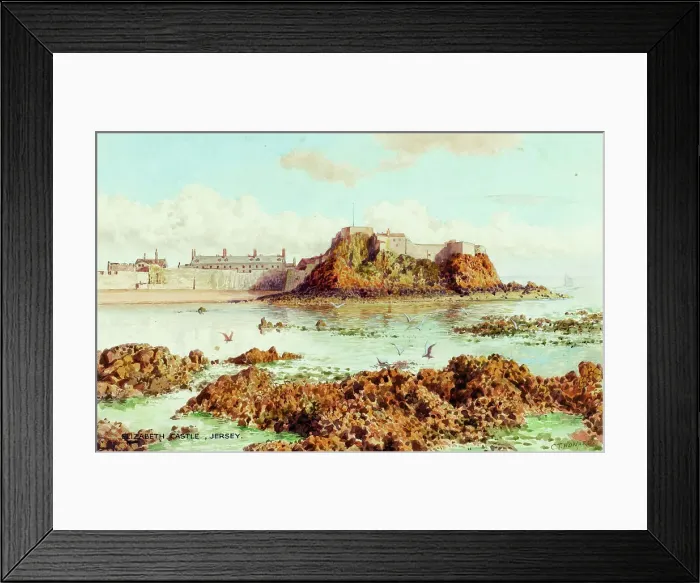 Framed Print : Elizabeth Castle, Jersey, Channel Islands Framed Print : Elizabeth Castle, Jersey, Channel Islands