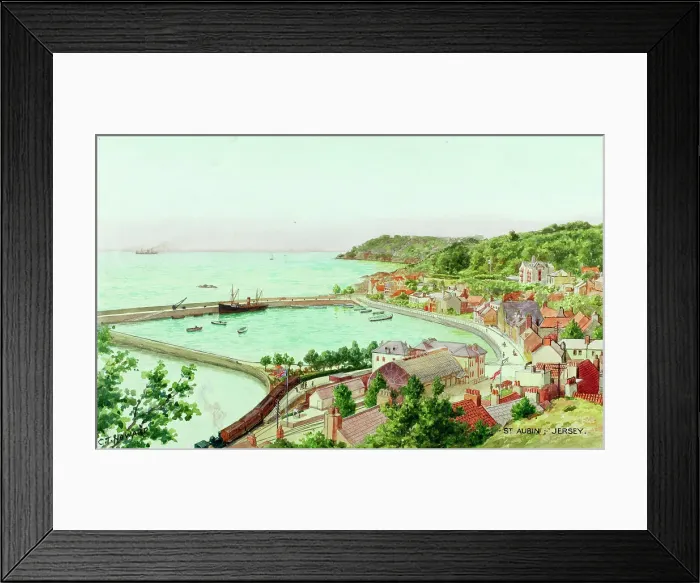 Framed Print : St Aubin, Jersey, Channel Islands Framed Print : St Aubin, Jersey, Channel Islands
