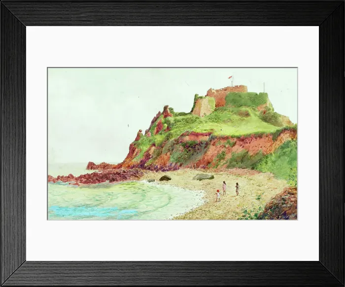 Framed Print : Mont Orgueil Castle, Jersey, Channel Islands Framed Print : Mont Orgueil Castle, Jersey, Channel Islands