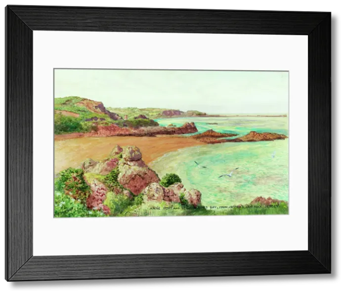 Framed Print : Anne Port and St Catherine's Bay, Jersey, Channel Islands Framed Print : Anne Port and St Catherine's Bay, Jersey, Channel Islands