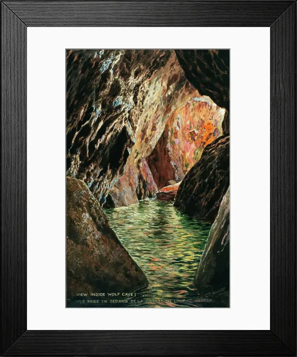 Framed Print : Wolf Cave, Jersey, Channel Islands Framed Print : Wolf Cave, Jersey, Channel Islands
