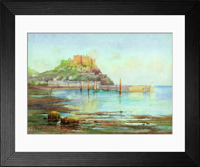 Framed Print : Mont Orgueil Castle, Jersey, Channel Islands Framed Print : Mont Orgueil Castle, Jersey, Channel Islands