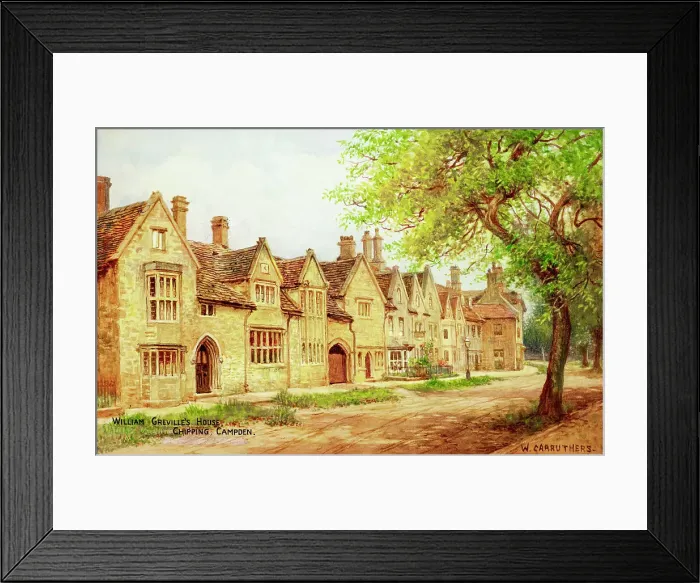 Framed Print : William Greville's House, Chipping Campden, Gloucestershire Framed Print : William Greville's House, Chipping Campden, Gloucestershire