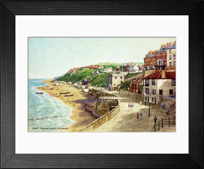 Framed Print : East Promenade, Cromer, Norfolk Framed Print : East Promenade, Cromer, Norfolk