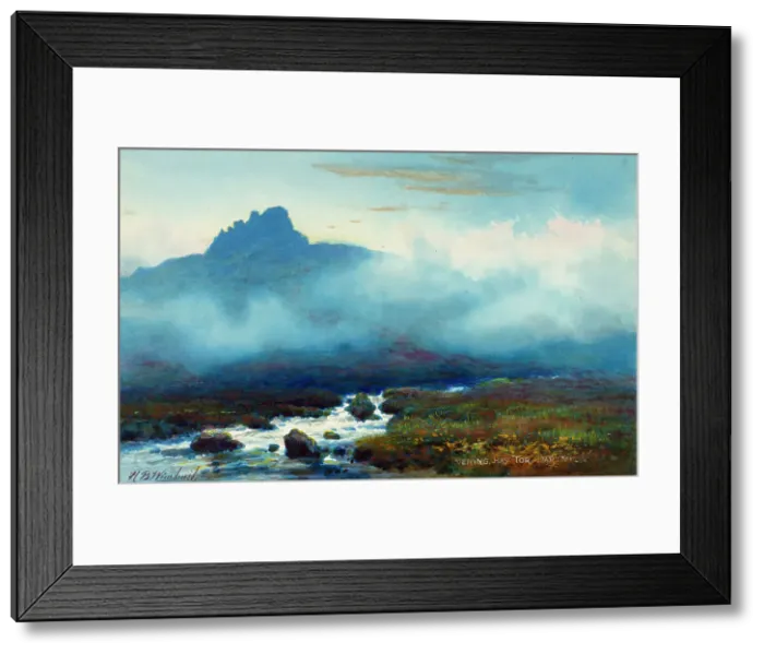 Framed Print : Evening at Haytor, Dartmoor, Devon Framed Print : Evening at Haytor, Dartmoor, Devon