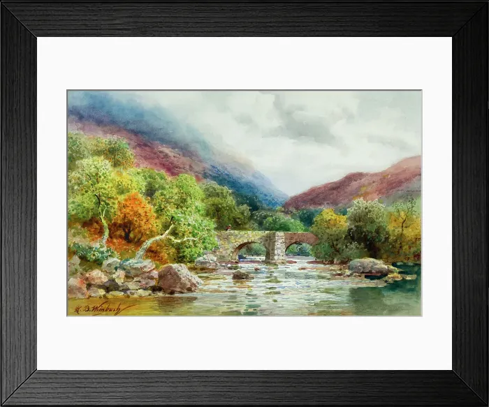 Framed Print : Fingel Bridge, River Teign, Dartmoor, Devon Framed Print : Fingel Bridge, River Teign, Dartmoor, Devon