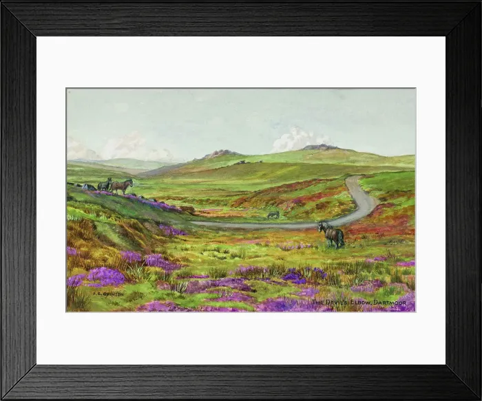 Framed Print : The Devil's Elbow, Dartmoor, Devon Framed Print : The Devil's Elbow, Dartmoor, Devon