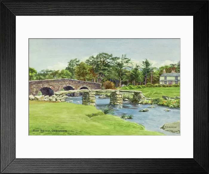 Framed Print : Postbridge, Dartmoor, Devon Framed Print : Postbridge, Dartmoor, Devon