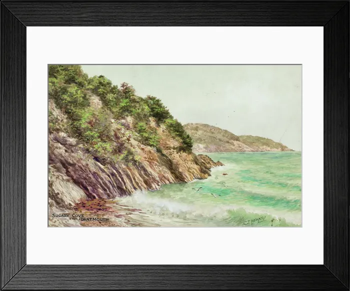 Framed Print : Sugary Cove, Dartmouth, Devon Framed Print : Sugary Cove, Dartmouth, Devon