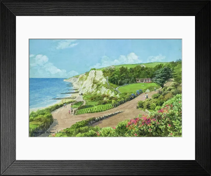 Framed Print : Holywell Retreat, Eastbourne, East Sussex Framed Print : Holywell Retreat, Eastbourne, East Sussex