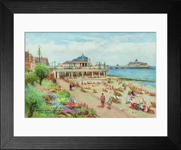 Framed Print : Band Enclosure, Eastbourne, East Sussex Framed Print : Band Enclosure, Eastbourne, East Sussex