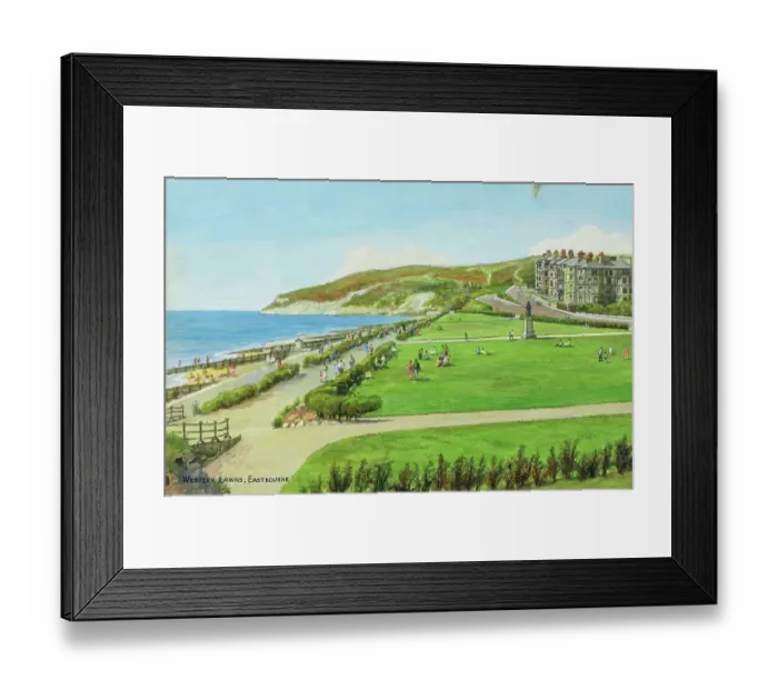Framed Print : Western Lawns, Eastbourne, East Sussex Framed Print : Western Lawns, Eastbourne, East Sussex