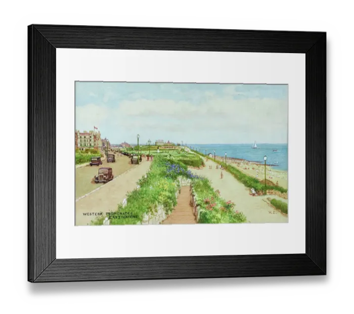 Framed Print : Western Promenades, Eastbourne, East Sussex Framed Print : Western Promenades, Eastbourne, East Sussex