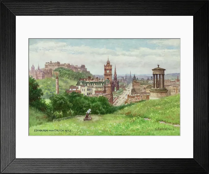 Framed Print : Edinburgh from Calton Hill, Lothian, Scotland
