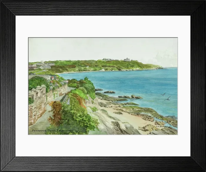 Framed Print : Pendennis Point, Falmouth, Cornwall Framed Print : Pendennis Point, Falmouth, Cornwall