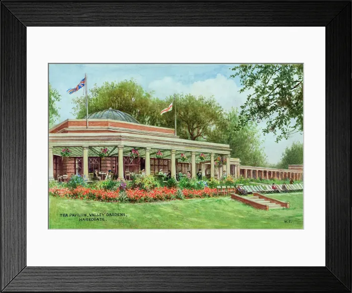 Framed Print : Tea Pavilion, Valley Gardens, Harrogate, Yorkshire Framed Print : Tea Pavilion, Valley Gardens, Harrogate, Yorkshire
