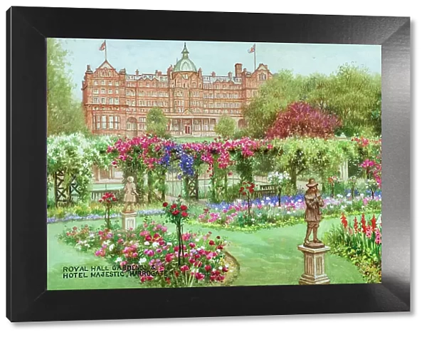Royal Hall Gardens and Majestic Hotel, Harrogate, Yorkshire